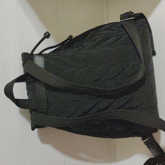 KATE SPADE ELLIE LARGE FLAP BACKPACK BLACK QUILTED - Picture 4 of 13